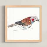 "Sparrow" - Art Print in Canyon by Kimberli Smith - Framed