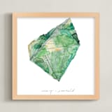 "May - Emerald" - Art Print in Emerald by Naomi Ernest - Framed