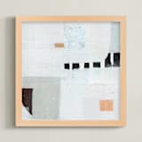 "Playground" - Art Print in Ivory by Jaqui Falkenheim - Framed