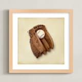 "Sport Soul" - Art Print in Sand by Paola Benenati - Framed