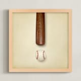 "Sport Soul II" - Art Print in Sand by Paola Benenati - Framed