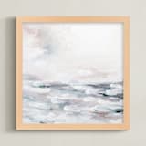 "Blush Quartz Fury" - Art Print in Blush by Nicoletta Savod - Framed