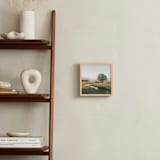 "Peace Like a River" - Art Print in Shady Green by Rachel Nelson - In a Room