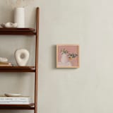 "Orange Branch" - Art Print in Coral Pink by Carolyn Hunt - In a Room
