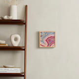 "Red Stripe Agate" - Art Print in Ruby by Laura Rodil - In a Room
