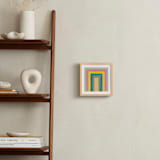 "Rainbow Twist" - Art Print in Sky by Lindsay Megahed - In a Room
