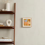 "Six" - Art Print in mustard by FERNANDA MARTINEZ - In a Room
