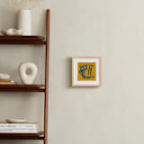 "Animal Alphabet 3" - Art Print in Gold by Lia Geeter - In a Room