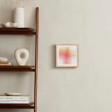 "Hello Sunrise" - Art Print in rosy golden by Debra Pruskowski - In a Room
