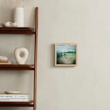 "Toronto Bike 1" - Art Print in aqua by Margaret Hine - In a Room
