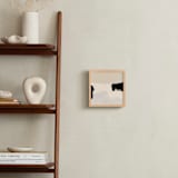 "Opposites Attract 1 " - Art Print in Light Cream by Simona Gocan - In a Room