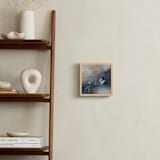 "Yeah" - Art Print in grey navy by Christine Olmstead - In a Room