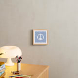 "Coast Vibes II" - Art Print in Coastal Blue by Itsy Belle Studio - In a Room