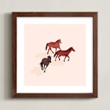 "Howdy Partner 2" - Art Print in Cream by Gabrielle Neil - Framed