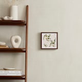 "Embrace Greenery" - Art Print in Olive Green by jinseikou - In a Room