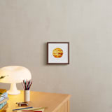 "Painted Venus" - Art Print in Tangerine by Holly Whitcomb - In a Room
