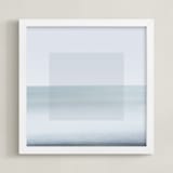 "Still Here" - Art Print in Sky by Irene Suchocki - Framed