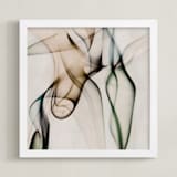 "Fortitude" - Art Print in Latte by Anne Ciotola - Framed