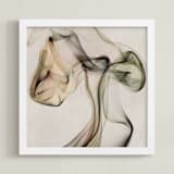 "Climbing" - Art Print in Latte by Anne Ciotola - Framed