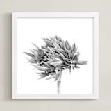 "Abode 2" - Art Print in Silver Grey by Lisa Sundin - Framed