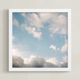 "Rise" - Art Print in Sky by Karly Rose Sahr - Framed