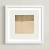 "Quatrain 2" - Art Print in Toast by Kamala Nahas - Framed
