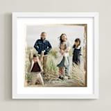 "Rustic Edges" - Foil Framed Photo in Gold by cambria - Framed