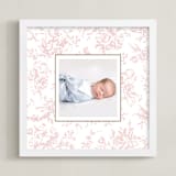 "Dreamy Toile" - Framed Photo in Petal by Teju Reval - Framed