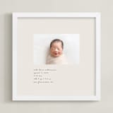 "Welcome, Little One" - Framed Photo in Cotton Cream by Sierra Lee - Framed
