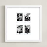"Four Photo: Square Framed Photo" - Framed Photo in White by Olivia Kanaley Inman - Framed