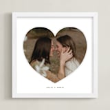 "In A Heart: Framed Photo " - Framed Photo in White by Minted - Framed