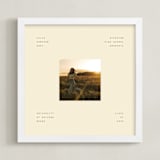 "Modern Square: Square Framed Photo" - Framed Photo in Cream by Ellen Schlegelmilch - Framed