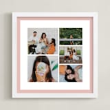 "Multi Border" - Framed Photo in Blush by Carolyn MacLaren - Framed