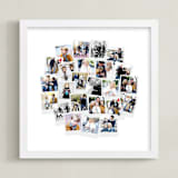 "Circle Snapshot Mix® Photo Art" - Framed Photo in White by Minted - Framed