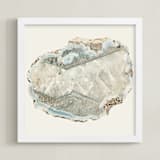 "Agate" - Art Print in powder by Baumbirdy - Framed