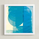 "filtered 2" - Art Print in cobalt by Kate Capone - Framed