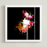 "Room to grow" - Art Print in Fuschia by Vasco - Framed