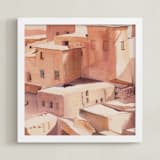 "Morocco" - Art Print in Brownie by Viktoria Eperjesi - Framed