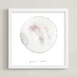 "June - Pearl" - Art Print in Pearl by Naomi Ernest - Framed