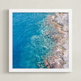 "Turquoise II" - Art Print in Mediterranean by lulu and isabelle - Framed