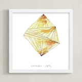 "November - Topaz" - Art Print in Topaz by Naomi Ernest - Framed
