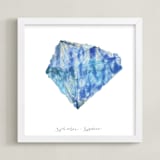 "September - Sapphire" - Art Print in Sapphire by Naomi Ernest - Framed