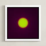 "Sun in the dust. Variations 46" - Art Print in Lemon by Arash Fattahi Acosta - Framed