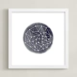 "Constellation" - Art Print in Midnight by Annie Clark - Framed