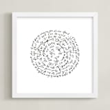 "Little Prince" - Art Print in Black by Dean Street - Framed