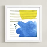 "Sun and Rain" - Art Print in Summer Rain by Simona Camp - Framed