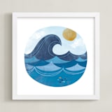 "The Endless Summer" - Art Print in Swell by Shirley Lin Schneider - Framed
