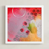 "Say You Don't Mind" - Art Print in Lilac Purple by Stacy Kron - Framed