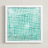 "Transparency" - Art Print in Jade by Kerry Doyle - Framed