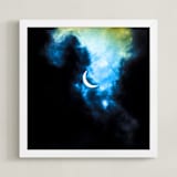 "Eclipse Nine" - Art Print in Eclipse Green by Jeff Preuss - Framed